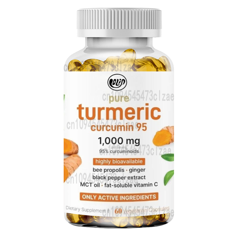Turmeric Curcumin Capsule - Zerdeçal Kurkumin Takviyesi 1000mg %95 Kurkuminoidler